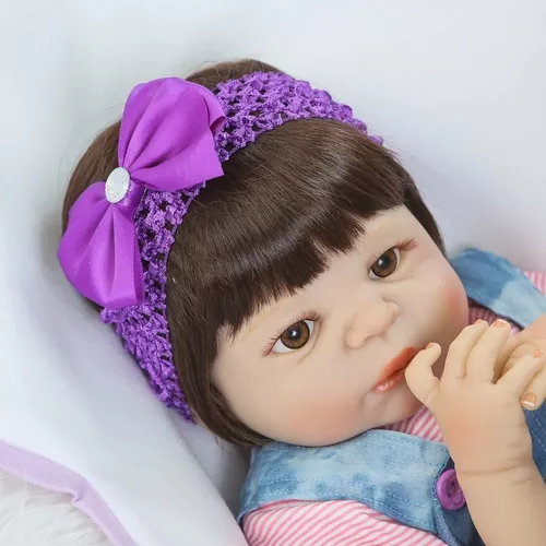 Bebê Boneca Realista Reborn Silicone Victoria Pronta Entrega