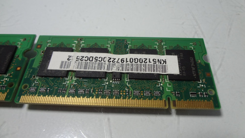 Memórias 512mb Ddr2 Notebook Dell Latitude 131l Original (Usado)