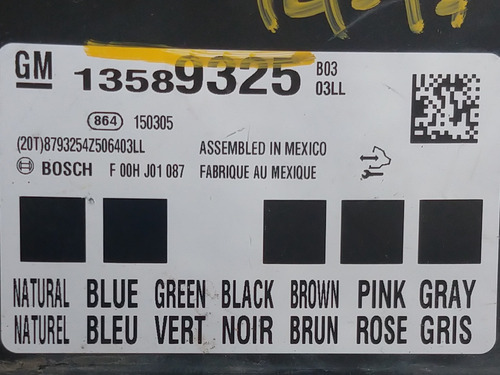 Módulo Bcm Chevrolet Cruze 14-17 13589325 Ml845 (Usado)