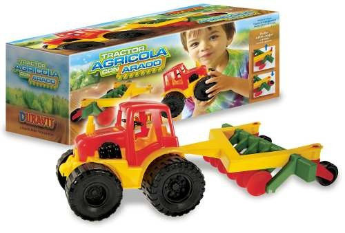 Juguetes Infantiles Tractor Chico Con Arado 652 Duravit