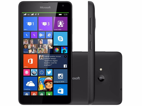 Smartphone Microsoft Nokia Lumia 535 Dual Chip 5 8gb 3g 5mp