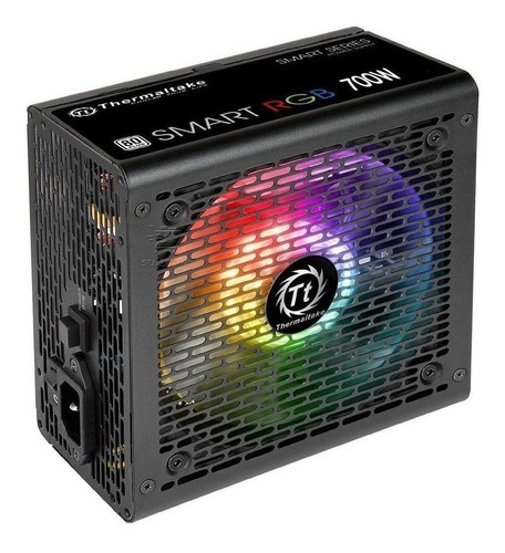 Fuente de poder para PC Thermaltake Technology Smart RGB Series SPR-700AH2NK-1 700W  black 100V/240V