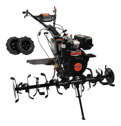 Tratorito Diesel Enxada Rotativa P. Manual Zmax Zt1300D 12hp 456cc Zd7