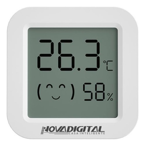 Sensor Temperatura E Umidade Com Display Novadigital Zigbee