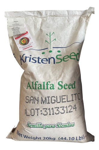 Semilla Alfalfa San Miguelito Peletizada Saco 10 Kg