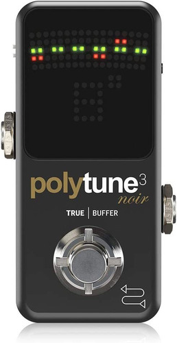 Polytune 3 Noir Tiny Polyphonic Tuner Con Múltiples Mo...