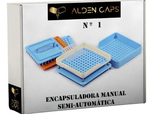 Encapsuladora Manual Nº 1 Semi Automática Em Abs 100 Cápsulas Por Ciclo