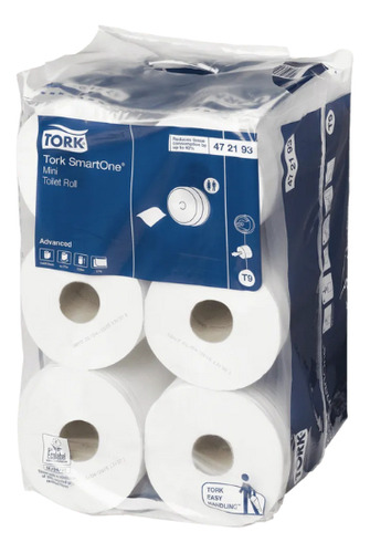 Tork Papel Higiênico Smartone Mini 12/620 - 7.440 Fls/ Folha