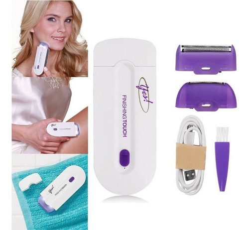 Depiladora Facial Láser Recargable Sin Dolor