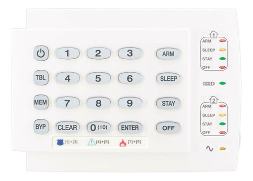 Teclado Alarma Paradox Led K10h Con Particiones