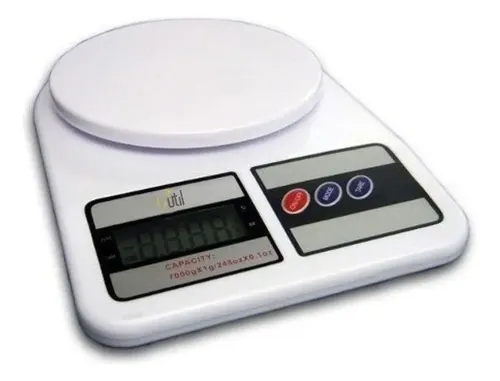 Balança De Cozinha Digital Ck1253 Capacidade Até 10kg Branca Branco 10 ...