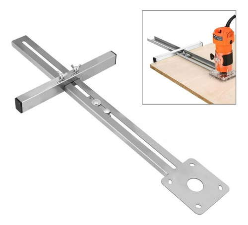 Guia Corte Router Fresadora Carpintería Recto Y Circulo Univ