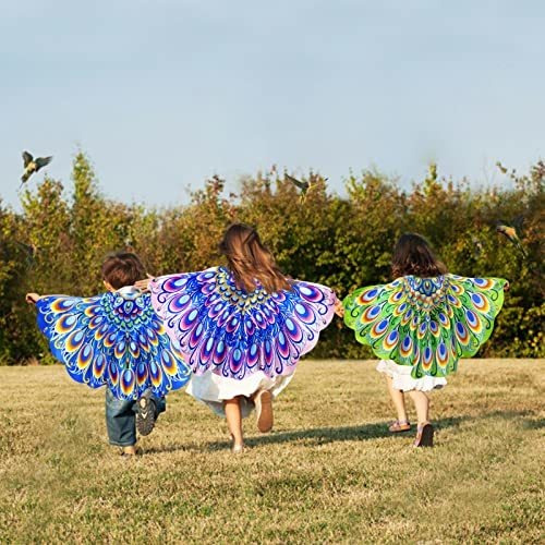 Irolewin Disfraz De Pájaro, Alas De Pavo Real Para Niños Con