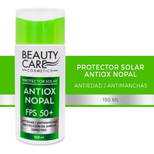 Protector Solar Orgánico Oil Free Antioxidante Bionop Fps50+