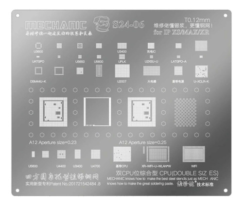 Stencil Para Reballing S24-06 Mechanic