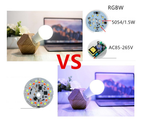Bombilla Led Rgb Que Cambia De Color Con Control Remoto De 1
