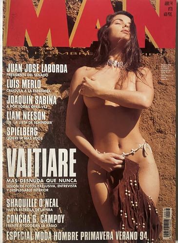 Revista Man, Nº 78 Reportajes, Joaquin Sabina Abr 1994, 3ce3