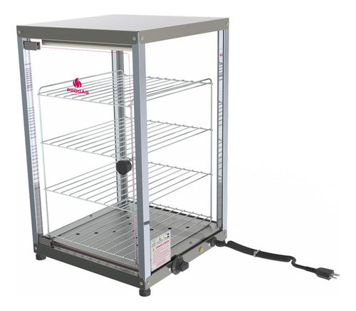 Estufa Expositora Aquecida Elétrica Inox 220v Pr-640e Progás