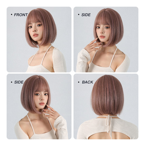 Peluca Wigs Net Fashion Para Mujer, Para Peluca Con Pelo De