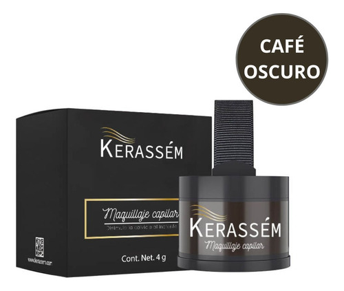 Maquillaje Capilar Para Calvicie Kerassém (cabello Y Barba)