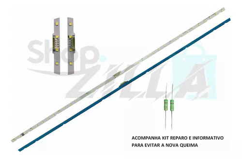 Segunda imagem para pesquisa de kit barra de led samsung un50nu7100