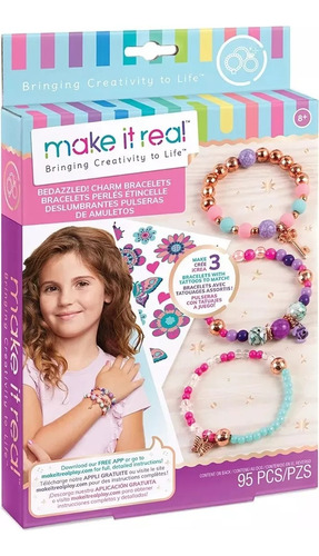 Kit Para Hacer Pulseras Manillas Juguete Para Niña Collares