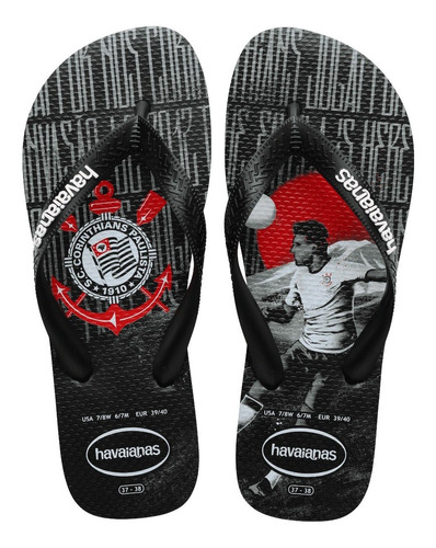 Chinelo Corinthians Havainas Unisex Top Times Original