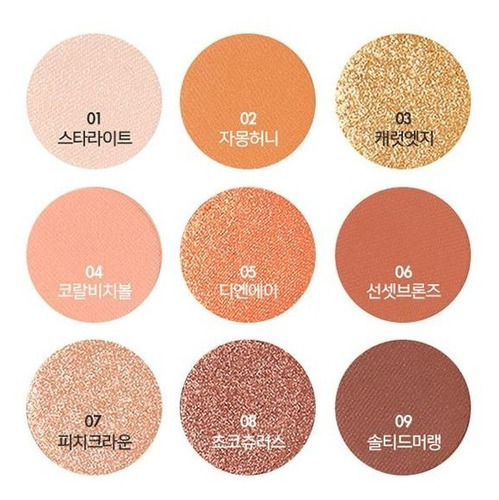 Tonymoly Sombras Coreanas Perfect Eyes Mood Eye Palette Color De La Sombra 03 Fire Mood