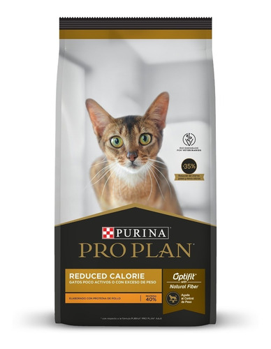 Alimento Pro Plan OptiFit Reduced Calorie para gato adulto sabor pollo y arroz en bolsa de 3kg