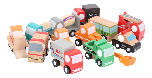 Juego De Juguetes Para Coches De Madera, Bonito Y Divertido