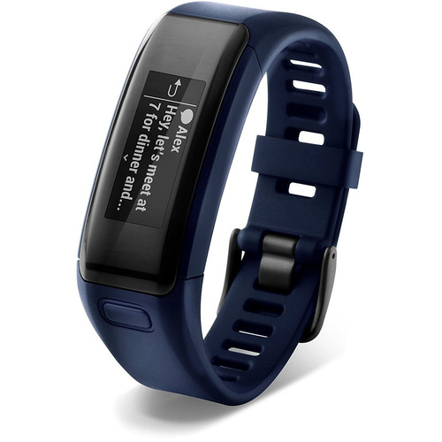 Relógio Garmin Vívosmart Hr Azul Monitor Cardíaco