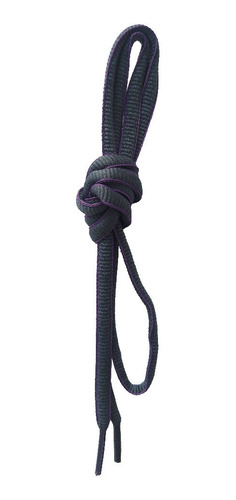 Agujetas Cordones Semi Plana De Cobra Para Tenis Gris-morado