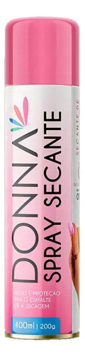 Spray Secante Para Esmalte De Unhas Donna 400ml