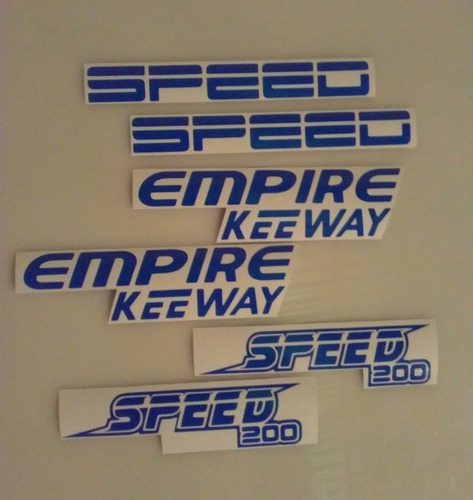 Kit Calcomanias Emblemas Para Moto Empire Speed 200