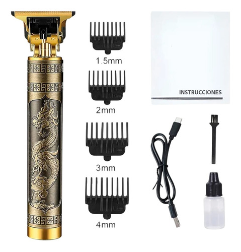 Cortadora De Pelo Recargable T9 Para Hombre