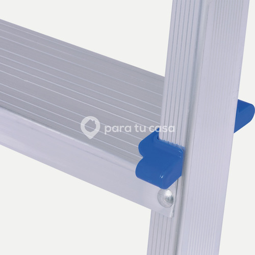 Escalera 6 Escalones Aluminio 1.30 Mts Mor Ct