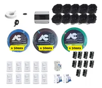 Comprar Kit Electricidad Disyuntor Eco Cajas Pvc Cable X 150mts Bm
