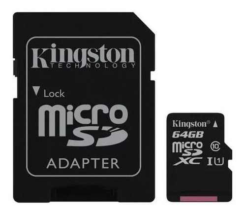 Kingston Sdcs Canvas Select Con Adaptador Sd 64gb.