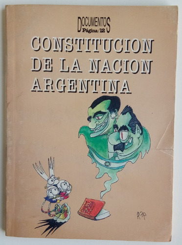 Constitución De La Nación Argentina 1994 Ed Página 12 Libro