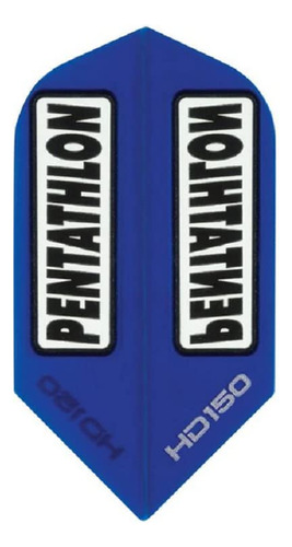 Us Darts 3 Juego 9 Vuelo Pentathlon Hd150 Pluma Dardo Azul