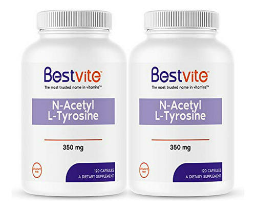 N-acetyl L-tyrosine 350mg (nalt) (240 Cápsulas)