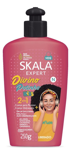 Crema De Peinar  Skala Divino Potinho Kids