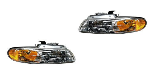 (2) Faros Tyc Voyager Chrysler 96-00