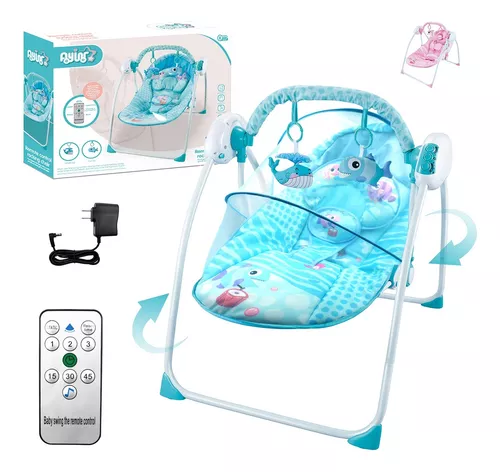 DEAREST-columpio eléctrico con Bluetooth para bebé, silla de