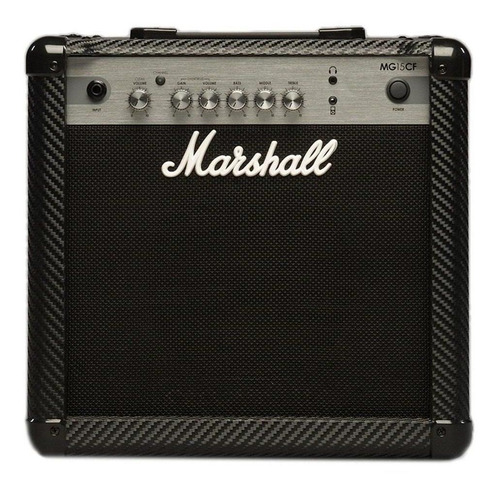 Amplificador Marshall Mg Carbon Fiber Mg15cf 15w Negro