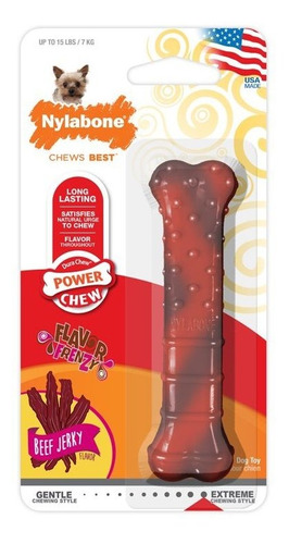 Nylabone Hueso Bone Beef Hueso Juguete Duro Para Perros 