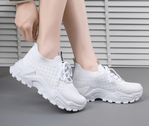 Zapatos Casuales Cómodos Con Plataforma De Moda Para Mujer