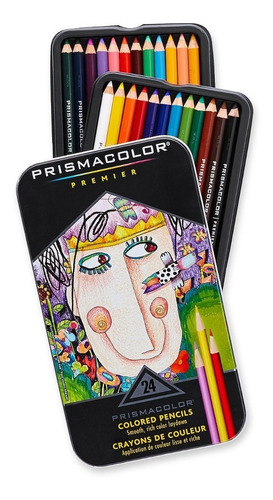 Lapices Prismacolor Premier 24 Colores Importados
