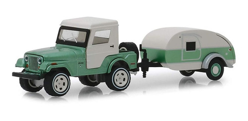 Greenlight Hitch Jeep Cj-5 Teardrop Trailer 1972