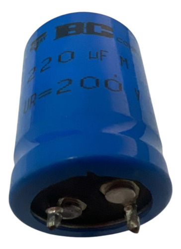 3 Capacitores Usados Bc 2222 057 52221 220uf 200 Vdc (Usado)